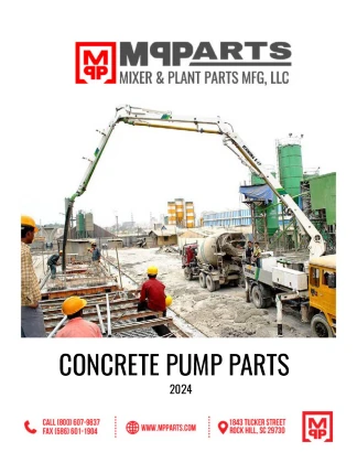 Concrete Pump Parts