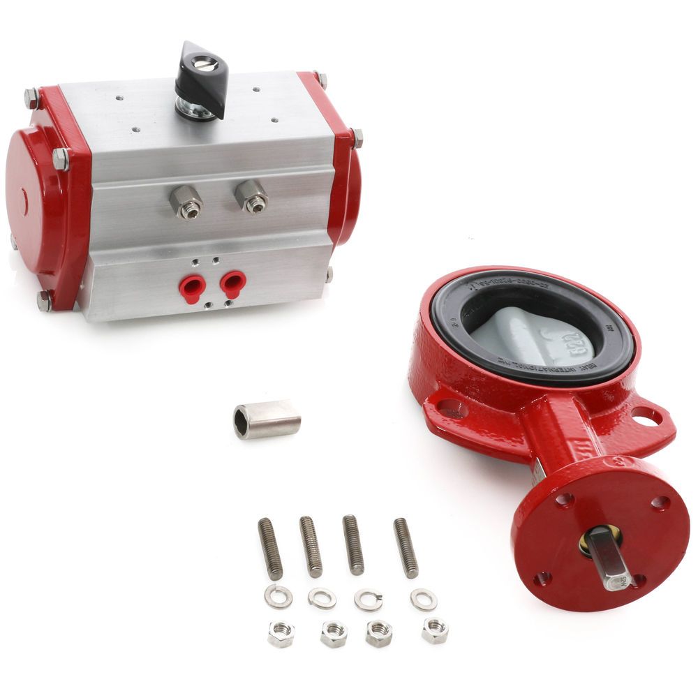 MPParts Bray3B 3in Butterfly Valve and Actuator Assembly For Water