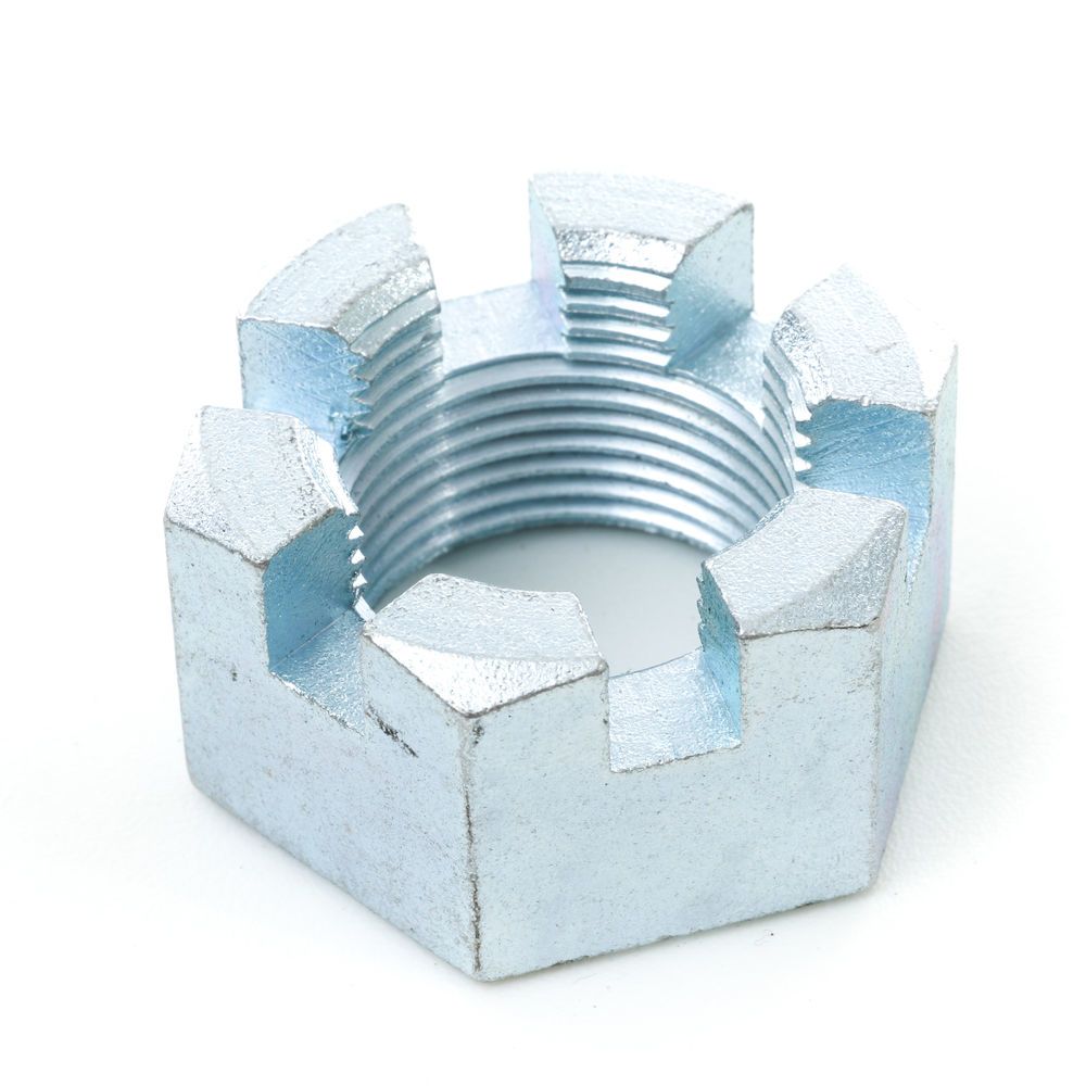 MPParts 11412HSN 1.25in Fine Thread Slotted Hex Castle Nut 11412HSN