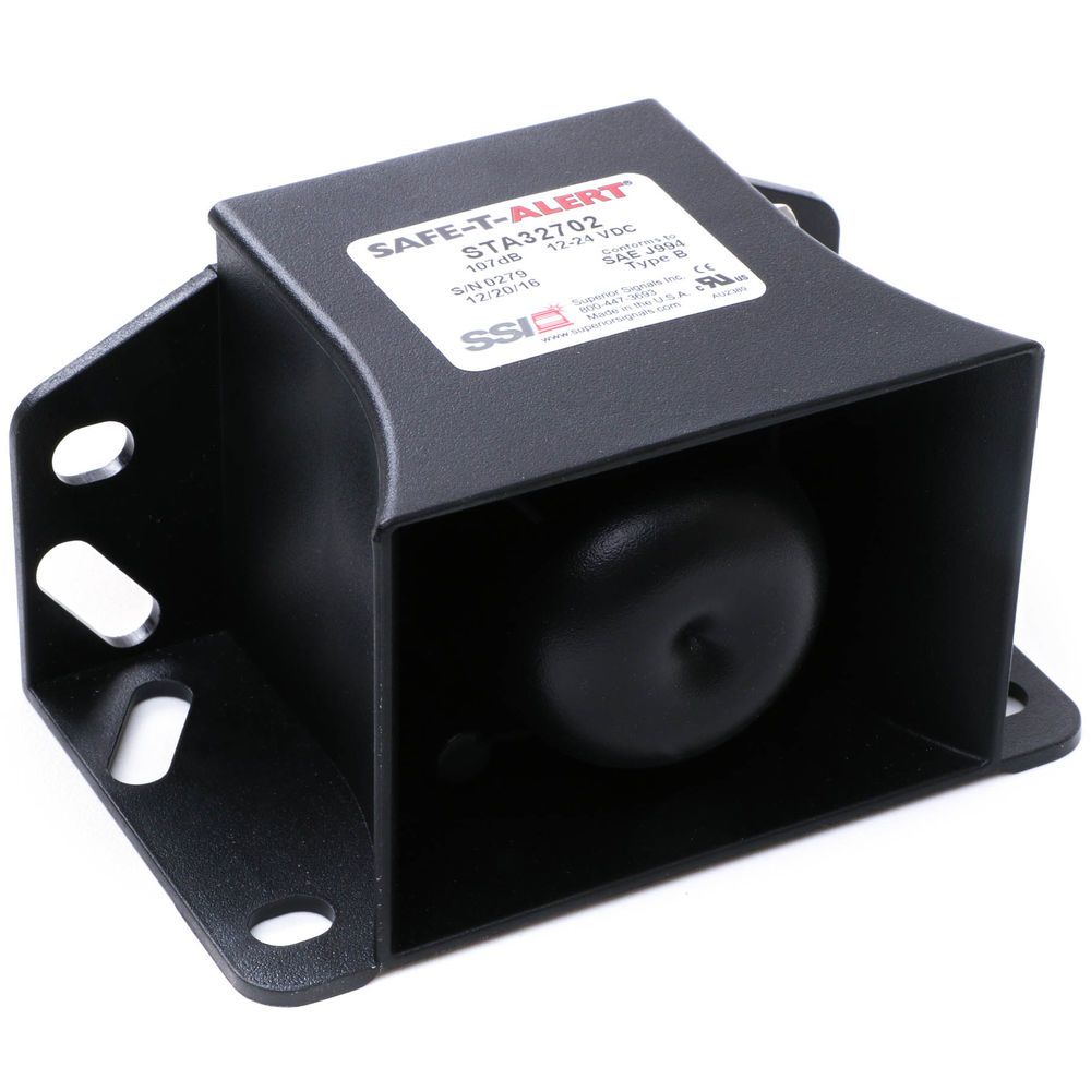 MPParts SafeTAlert STA32702 Back Up Alarm 107DB 1224V Type B