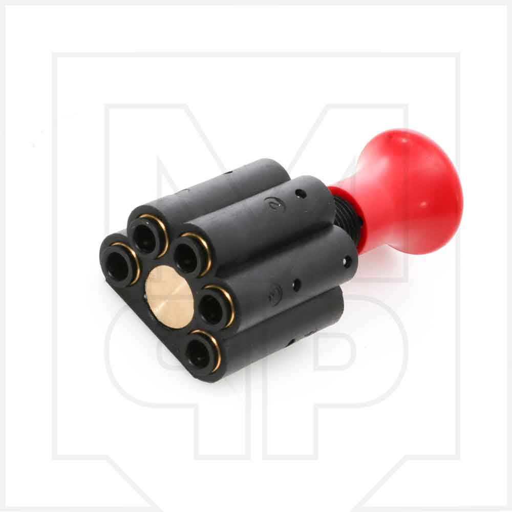 MPParts Parker M02090604 4 Way Push Pull Air Valve For Chute Lock
