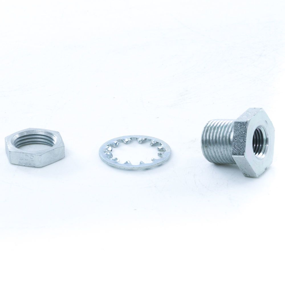 MPParts Terex 17656 1/4in NPT x 1/4in NPT Bulkhead Fitting 17656