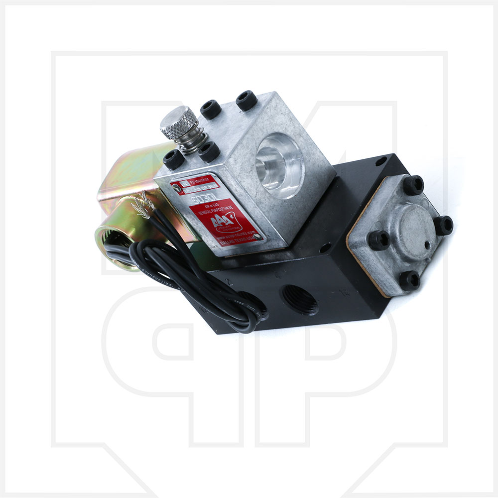 MPParts AAA S030L Electric Over Air Valve 3/8in Single Solenoid S030L