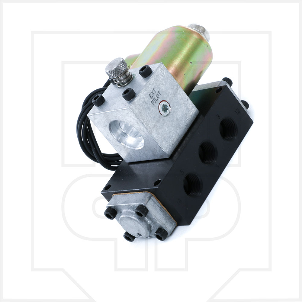 MPParts AAA S030L Electric Over Air Valve 3/8in Single Solenoid S030L