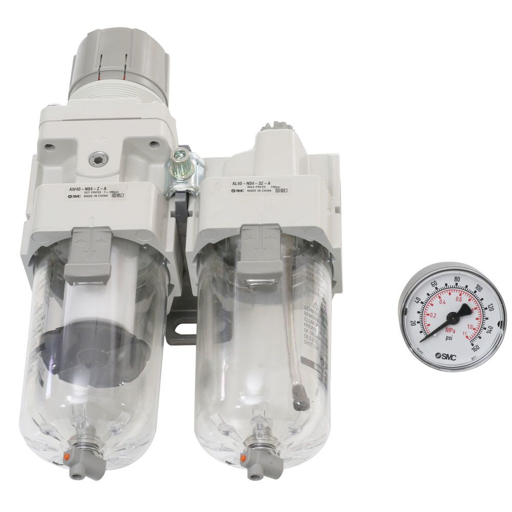 MPParts NAC4010N04G3 Filter Regulator Lubricator Assembly NAC4010N04G3