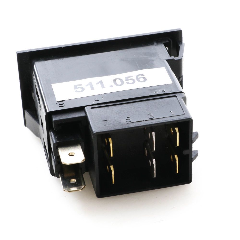 MPParts | SWF 511-056 Momentary 6-Spade Rocker Switch | 511056