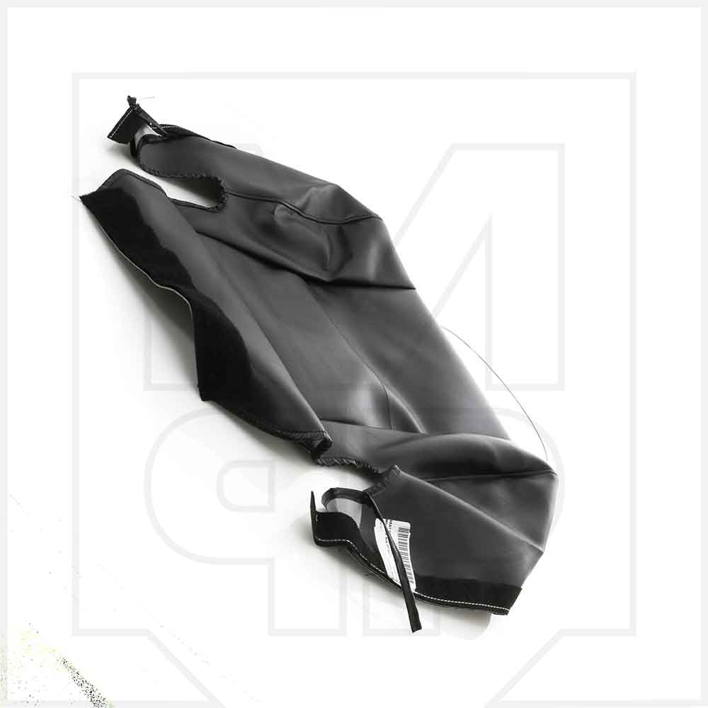 MPParts | Terex 33698 Seat Bottom for High Back Seat Black Vinyl | 33698