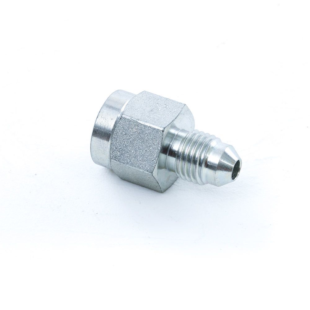 MPParts 3/8 Female JIC x 1/4 Male JIC Tube Reducer Steel 24060604