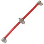 Phoenix 80210 Cable Battery Harness, Positive 3 Stud 2/0 14in Red