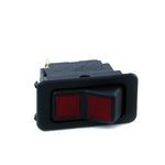 Continental 10802204 Rocker Switch for Drum Start Stop and Chute Lock - On Off Red Red