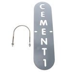 Aftermarket Replacement for Con-E-Co 0143623 Silo Cement 1 Metal Sign for Cement Fill Pipes