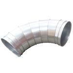 C&W Manufacturing SNAP14200 14in Snap Duct Pipe 90 Degree Elbow