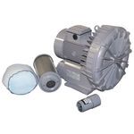 McNeilus 1237516 Aeration Blower Assembly with Relief Valve and Filter