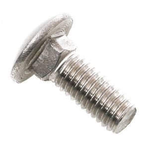McNeilus 1324354 Chute Bib Carriage Bolt - Stainless Steel Aftermarket Replacement