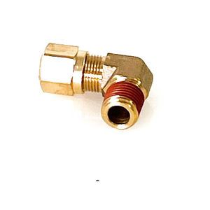 Automann 177.8038 Brass DOT 90 Degree Elbow Compression 3/8Tube x 1/4MPT