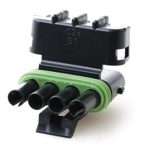 Dixie 110246 Weather-Pack Female Connector Assembly-Four Cavity