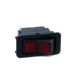Beck 36311 Rocker Switch - On Off Red Red