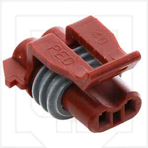 Delphi Technologies 12052643 2 Position Red Connector