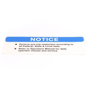 Oshkosh 3228538 Pre Trip Stickers Aftermarket Replacement