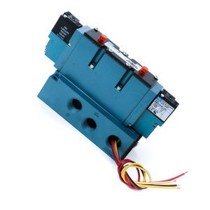 MAC 93A-EAB-CAA-DM-DJAP-1DG Double Solenoid Electric Over Air Inching Valve w/Stand-alone Base