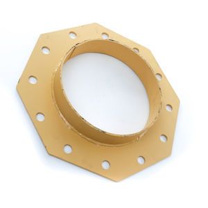 Cement Silo Boot Flange with Shroud Ring for 12 inch Bray Butterfly Valve
