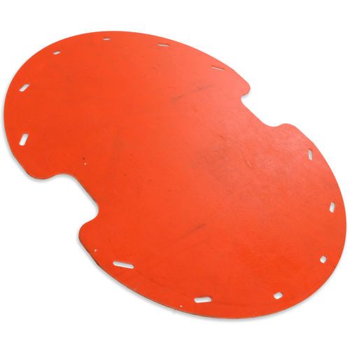 McNeilus 1320859 Universal Rock Blocker Rubber Insert Cover - Orange | 1320859