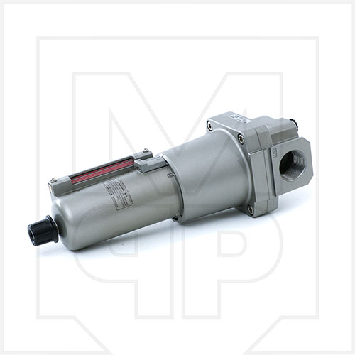 SMC AL50-N06-3Z Lubricator, Polycarbonate Bowl with Drain Cock, 135 mL Oil Capacity, 190 L/min Dripping Flow Rate, 3/4