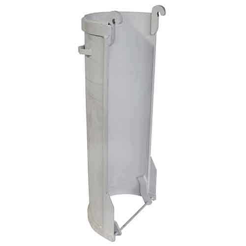 Terex 18068P Aluminum Paver Extension Chute - 18in Wide Powder Coated White | 18068P