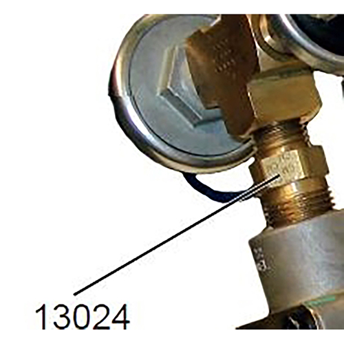 Terex 13024 Brass Hex Nipple 3/8