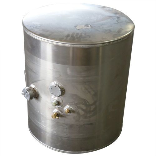 Terex 17273 24in Diameter Round 50 Gallon Aluminum Fuel Tank | 17273