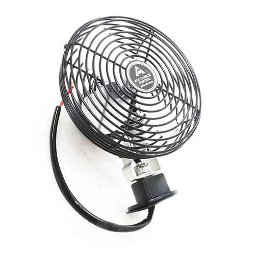 ACC Climate Control 11130766A 2 Speed 12 Volt Cab Fan with Metal Guard - No Switch | 11130766A