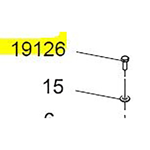 Terex 19126 Grade 8 Hex Head Cap Screw 1/4-20in x 3/4in | 19126