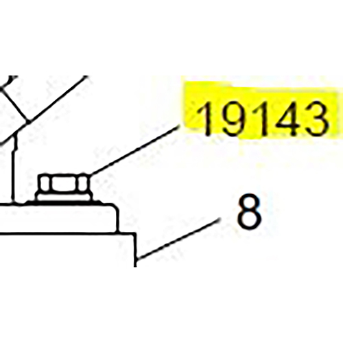 Terex 19143 Bolt,HHCS,7/16in-14X1-1/4in | 19143