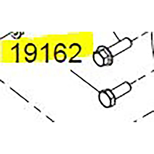Terex 19162 Hex Head Cap Screw 3/4in-16 x 2in GR8 | 19162