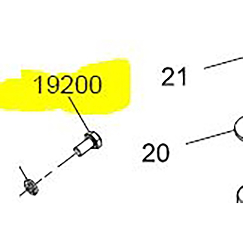 Terex 19200 Bolt,HHCS,3/4in-10 X 1-1/2in,PF,Gr8 | 19200