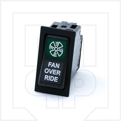 Terex 28050 Green 2 Position Rocker Switch - Fan Override | 28050