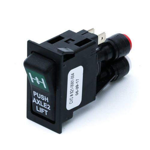 CVS 821-0061-004 Green Push Axle 2 Lift Rocker Switch | 8210061004