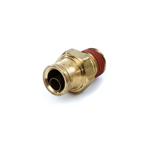 3/8 Push-To-Connect Fitting x 1/4 Male Pipe - DOT Male Connector - Brass | D11680604