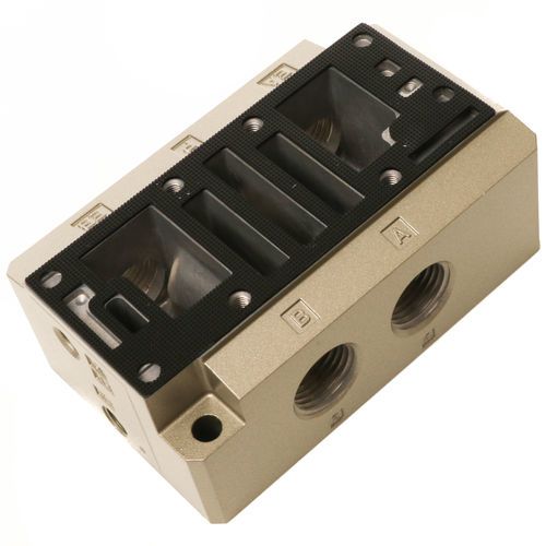 SMC SPF0471-04 Electric Over Air Valve Subplate - 1/2 Inch Stand Alone for PAV-5110 | PAV211