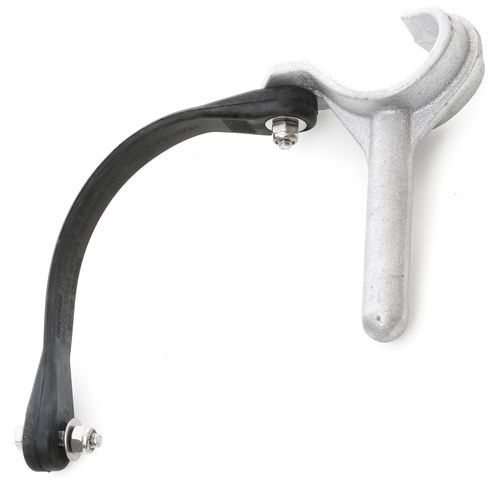 McNeilus 0082629-AL Aluminum Chute Hold Down Handle with 10in Rubber Strap 780.82629 Aftermarket Replacement | 82629AL