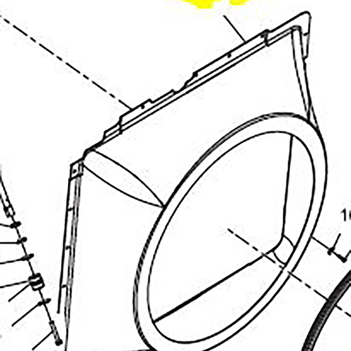 Terex 29382 Tier 3 Radiator Shroud | 29382