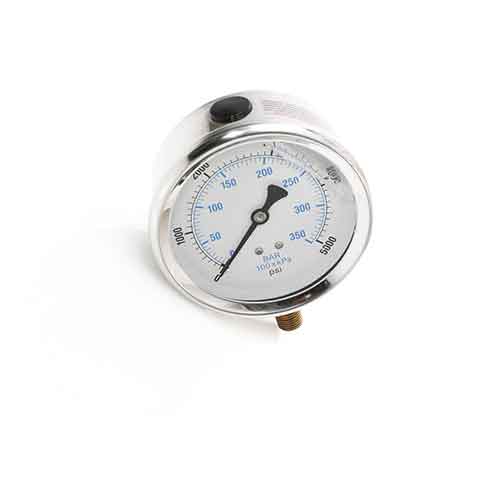 Schwing 30389146 Hydraulic Pressure Gauge 0-5000PSI 1/4in NPT 4in Diameter | 30389146