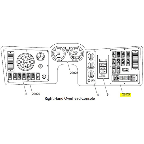 Assembly,Panel,Dash Controls,Standard,My10 | 29927