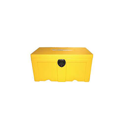 Heavy Duty Truck Poly Plastic Underbody Style Toolbox - Yellow T24UBYMIN | T24UBYMIN