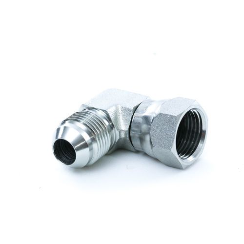 Pressure Connections Corp 6500-08-08-4 90 Degree Steel Swivel Nut Fitting | 650008084