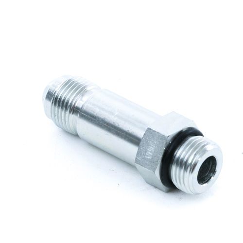 Terex 12178 Fitting - 1/2 Male JIC x 1/2 Male O-Ring Boss - Straight Thread Connector Long - Steel | 12178