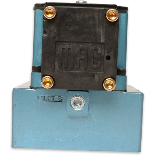 MAC Single Solenoid Electric Over Air Valve with Stand Alone Base and 3/4