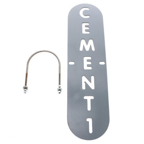 Aftermarket Replacement for Con-E-Co 0143623 Silo Cement 1 Metal Sign for Cement Fill Pipes | 143623