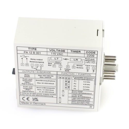 Telco Sensors PA12B001 115V Photoelectric Amplifier | PA12B001