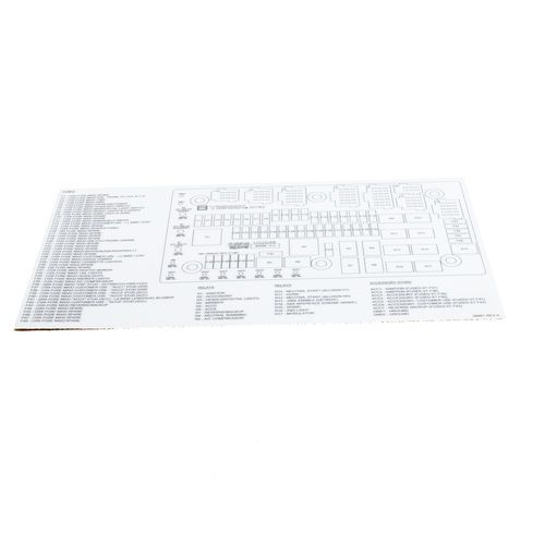 Terex 39481 Decal - Fuse Box - Box Frame | 39481